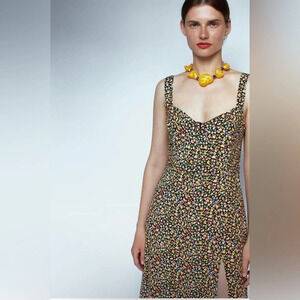 Zara Liberty Floral Print Dress Size S